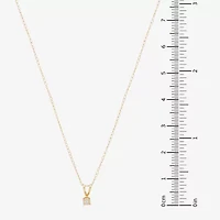 Girls Natural White Diamond 14K Gold Round 2-pc. Jewelry Set