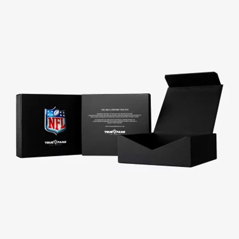 True Fans Fine Jewelry Chicago Bears Mens 1/2 CT. T.W. Natural White Diamond 10K Gold Sterling Silver Fashion Ring