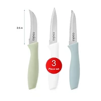 Cooks 3-pc. Paring Knife Set
