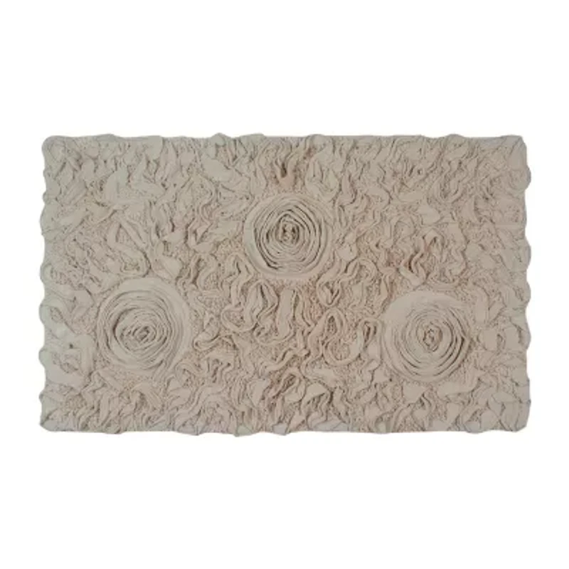Home Weavers Inc Bellflower Quick Dry 21X34 Inch Bath Rug