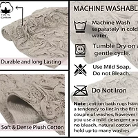 Home Weavers Inc Bellflower Quick Dry 21X34 Inch Bath Rug