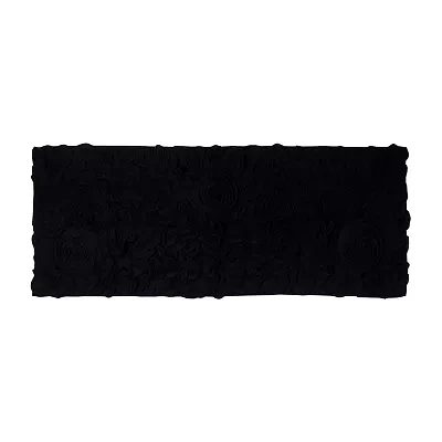 Home Weavers Inc Bellflower Quick Dry 21X54 Inch Bath Rug