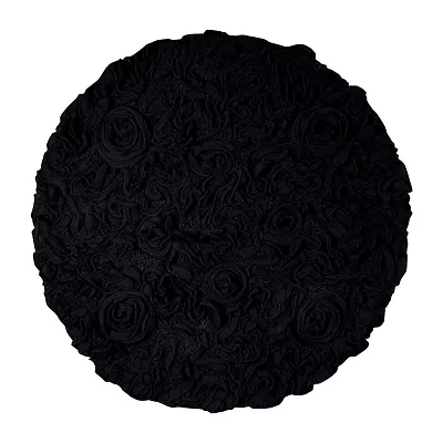 Home Weavers Inc Bellflower 30 Inch Round Bath Rug