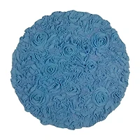 Home Weavers Inc Bellflower 22 Inch Round Bath Rug