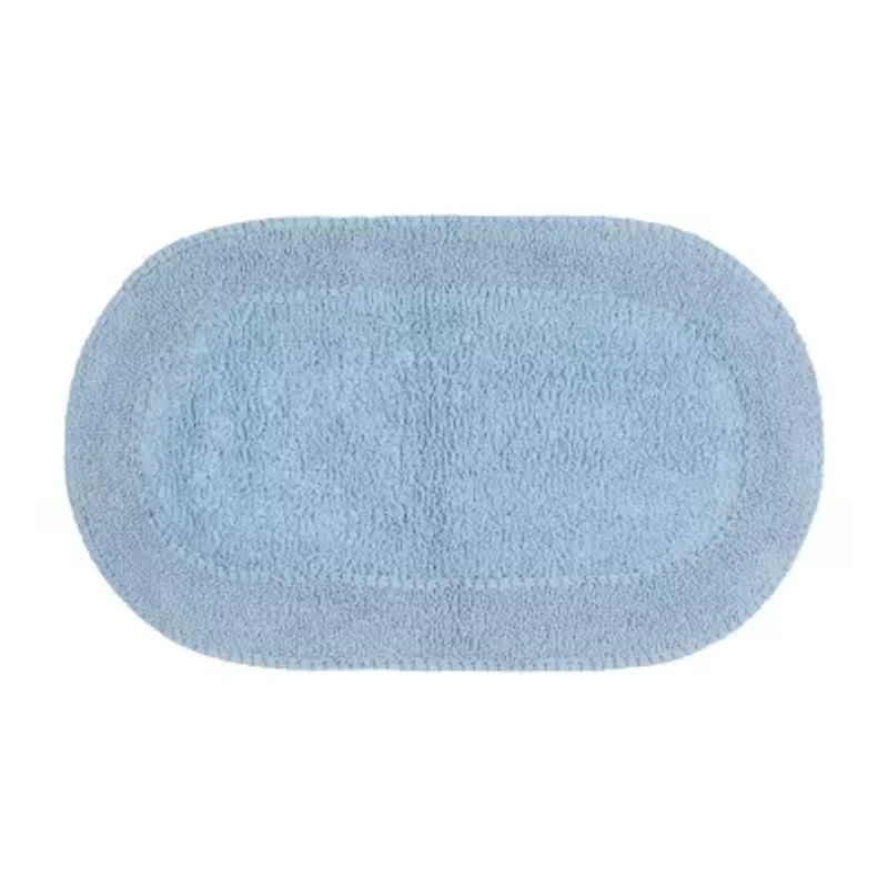 Home Weavers Inc Double Ruffle Quick Dry 21X34 Inch Bath Rug
