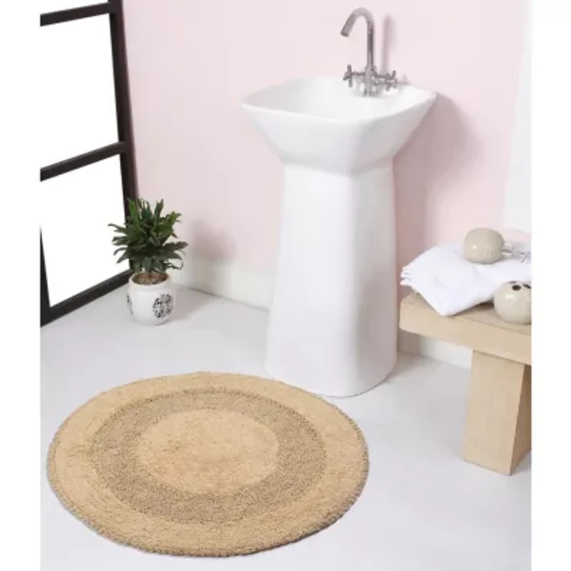 Home Weavers Inc Radiant 30 Inch Round Bath Rug