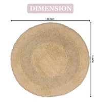 Home Weavers Inc Radiant 30 Inch Round Bath Rug