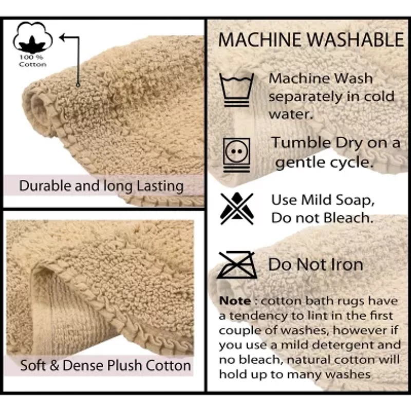 Home Weavers Inc Radiant 30 Inch Round Bath Rug