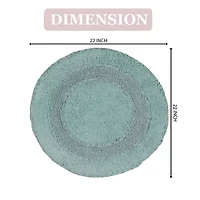 Home Weavers Inc Radiant 22 Inch Round Bath Rug