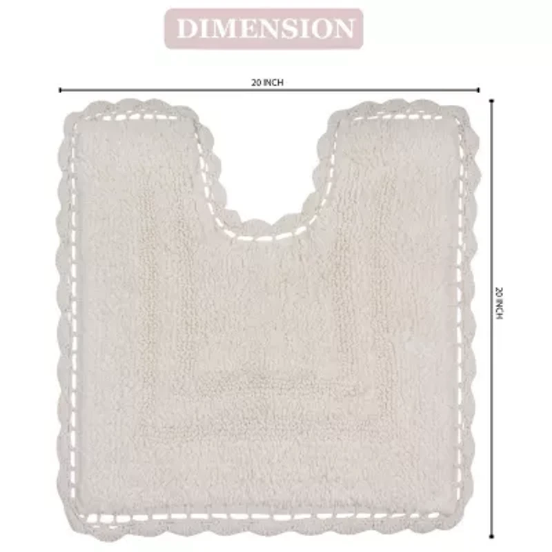 Home Weavers Inc Casual Elegance Reversible 20X20 Inch Bath Rug