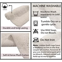 Home Weavers Inc Casual Elegance Reversible 20X20 Inch Bath Rug