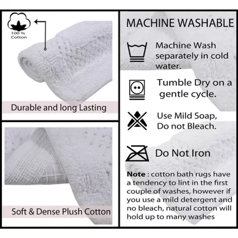 Home Weavers Inc Classy Quick Dry 24X40 Inch Bath Rug