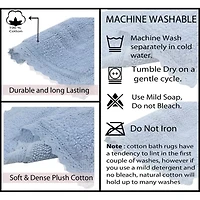 Home Weavers Inc Opulent Reversible 17X24 Inch Bath Rug