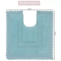 Home Weavers Inc Opulent Reversible 20X20 Inch Bath Rug