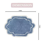 Home Weavers Inc Allure Quick Dry 17X24 Inch Bath Rug