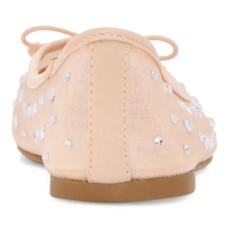 Pop Attraction Womens Cap Closed Toe Ballet Flats