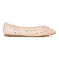Pop Attraction Womens Cap Closed Toe Ballet Flats
