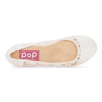 Pop Mannor Womens Closed Toe Ballet Flats