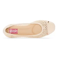 Pop Attraction Womens Closed Toe Ballet Flats