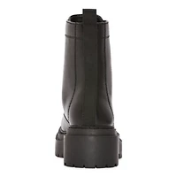 Arizona Jean Co Womens Xander Block Heel Motorcycle Boots