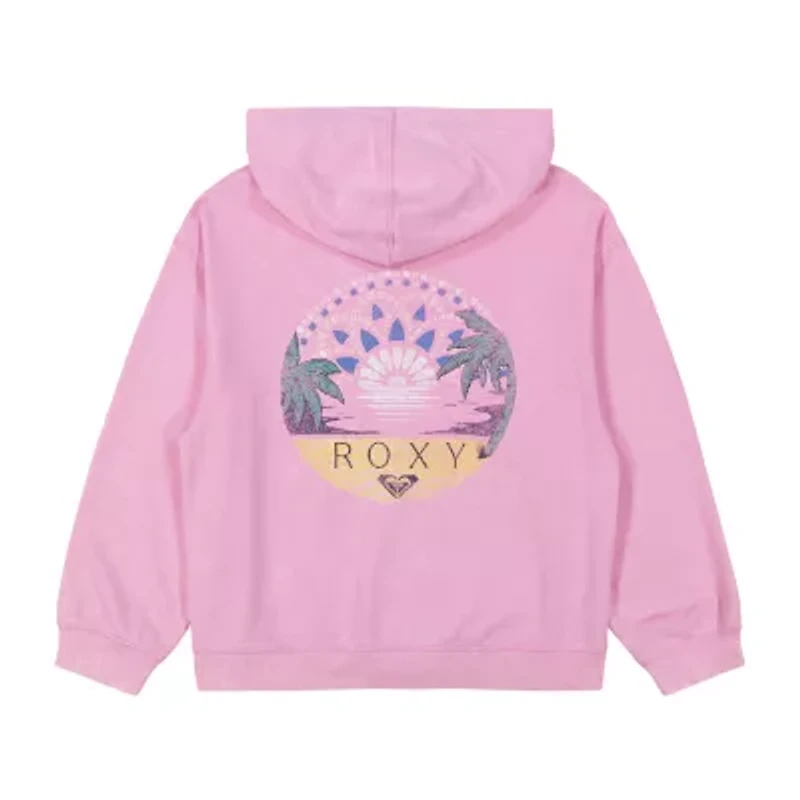 Roxy Big Kid Girls Long Sleeve Zipper Hoodie