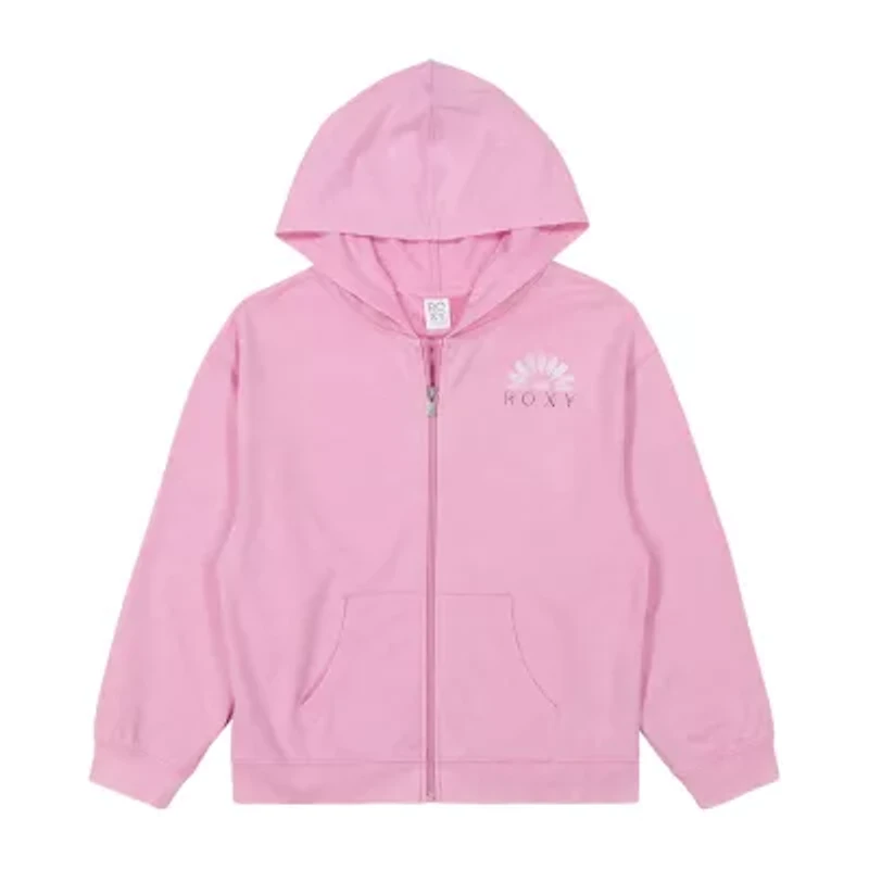 Roxy Big Kid Girls Long Sleeve Zipper Hoodie