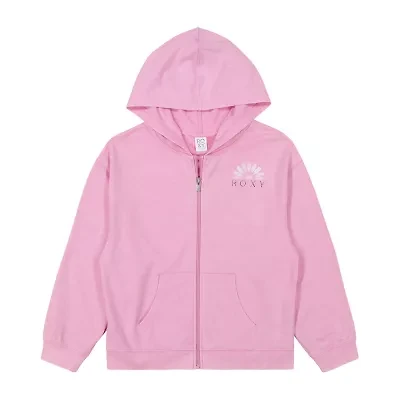 Roxy Big Kid Girls Long Sleeve Zipper Hoodie