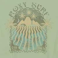 Roxy Big Kid Girls Crew Neck Short Sleeve Oversized Graphic T-Shirt