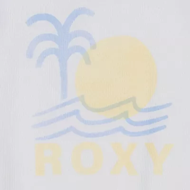 Roxy Big Kid Girls Crew Neck Short Sleeve Oversized Graphic T-Shirt