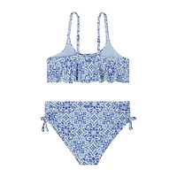 Roxy Big Girls Fresco Tile Bikini Set