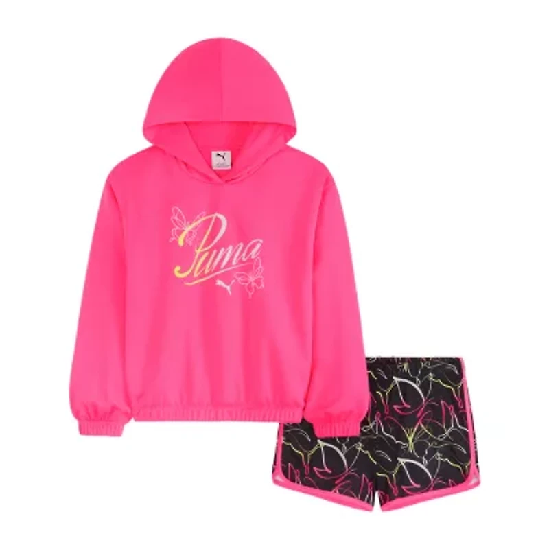 PUMA Big Kid Girls 2-pc. Short Set