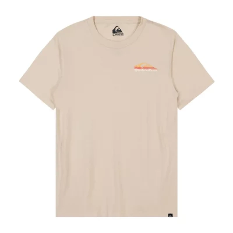 Quiksilver Big Kid Boys Crew Neck Short Sleeve Regular Fit Graphic T-Shirt