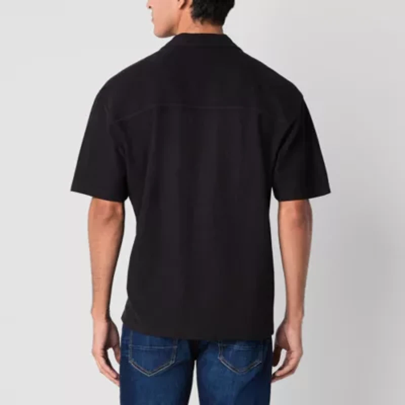 Arizona Mens Short Sleeve Camp Shirt