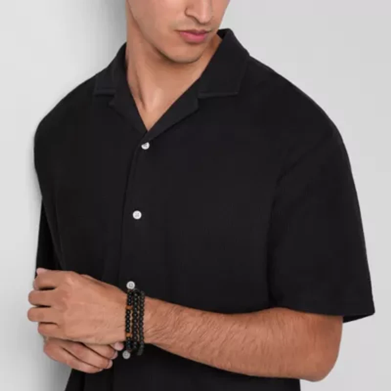 Arizona Mens Short Sleeve Camp Shirt