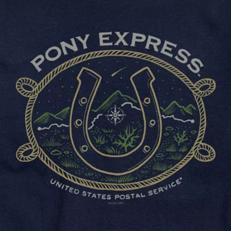 Mens Short Sleeve USPS Graphic T-Shirt