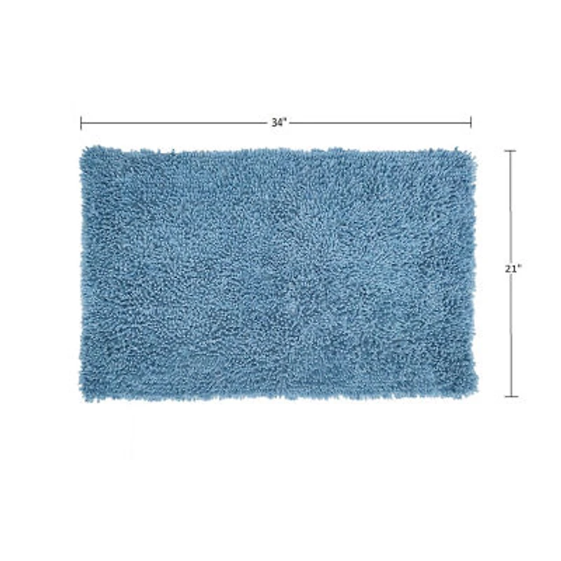 Home Weavers Inc Fantasia Quick Dry 21X34 Inch Bath Rug