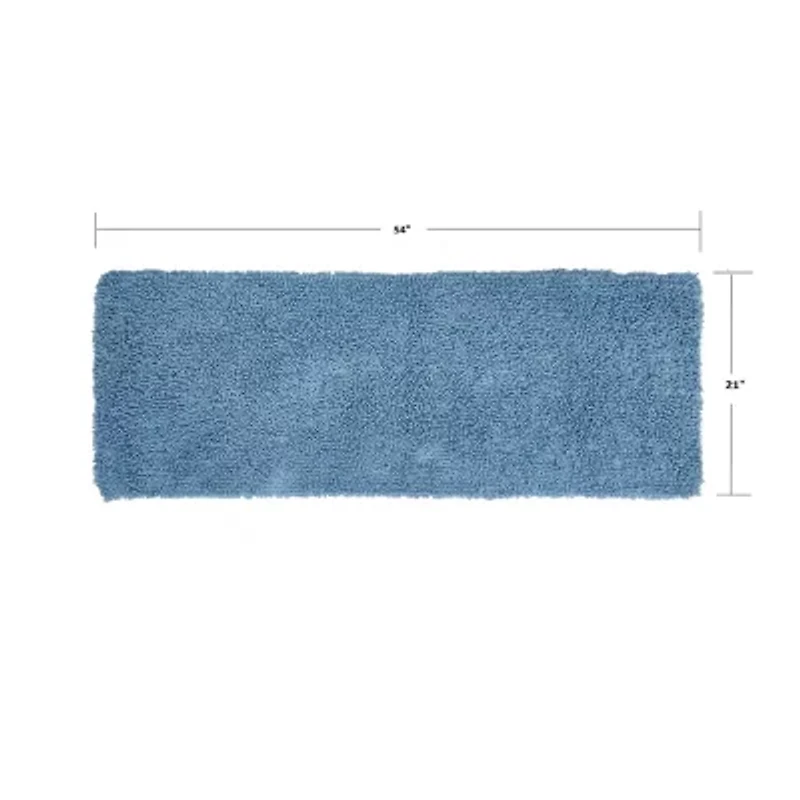 Home Weavers Inc Fantasia Quick Dry 21X54 Inch Bath Rug