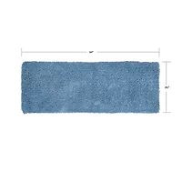 Home Weavers Inc Fantasia Quick Dry 21X54 Inch Bath Rug