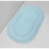 Home Weavers Inc Hampton Crochet Reversible 24X40 Inch Bath Rug