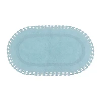 Home Weavers Inc Hampton Crochet Reversible 24X40 Inch Bath Rug