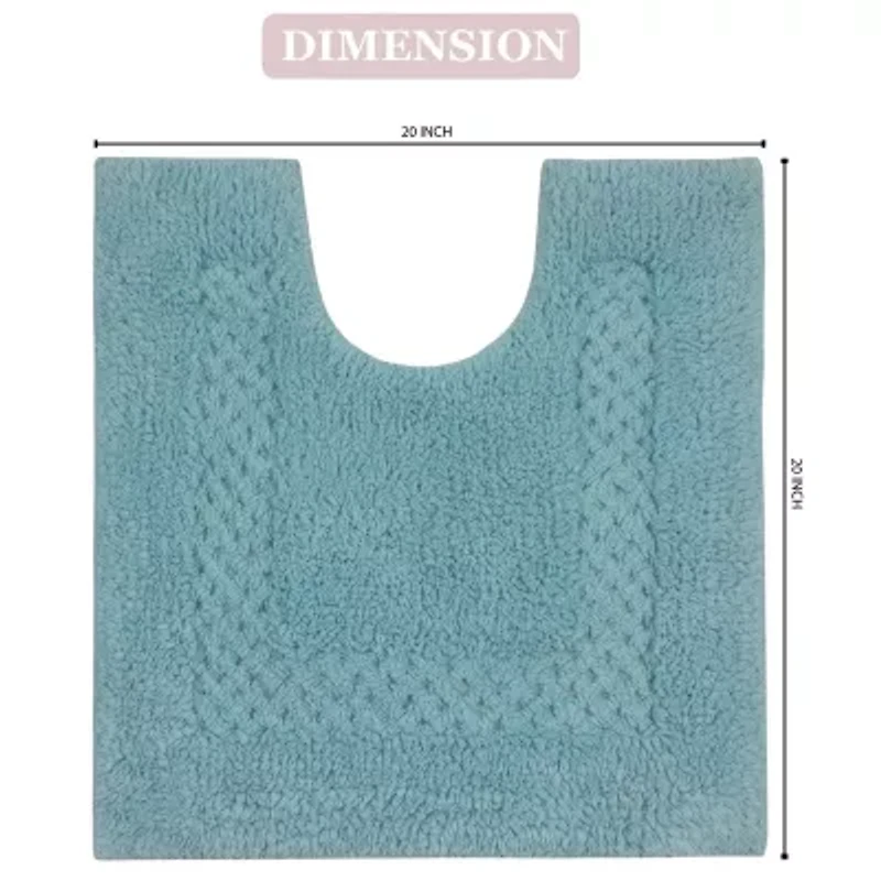 Home Weavers Inc Classy Quick Dry 20X20 Inch Bath Rug