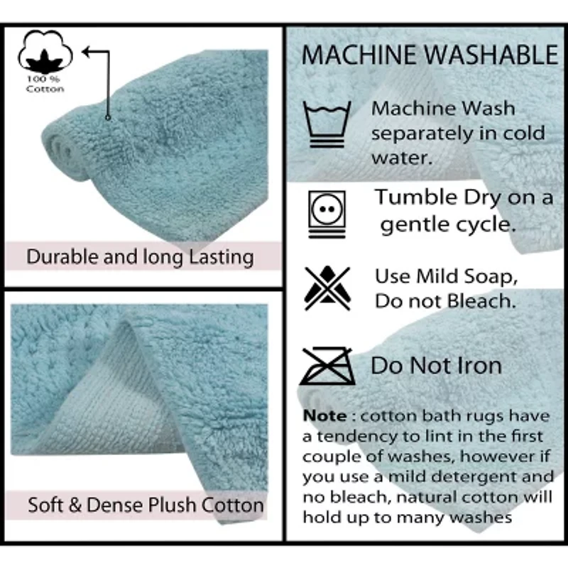 Home Weavers Inc Classy 3-pc. Quick Dry Bath Rug Set