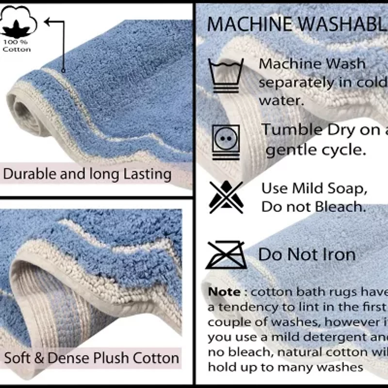 Home Weavers Inc Allure 4-pc. Quick Dry Bath Rug Set