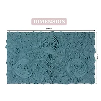 Home Weavers Inc Modesto Quick Dry 21X34 Inch Bath Rug
