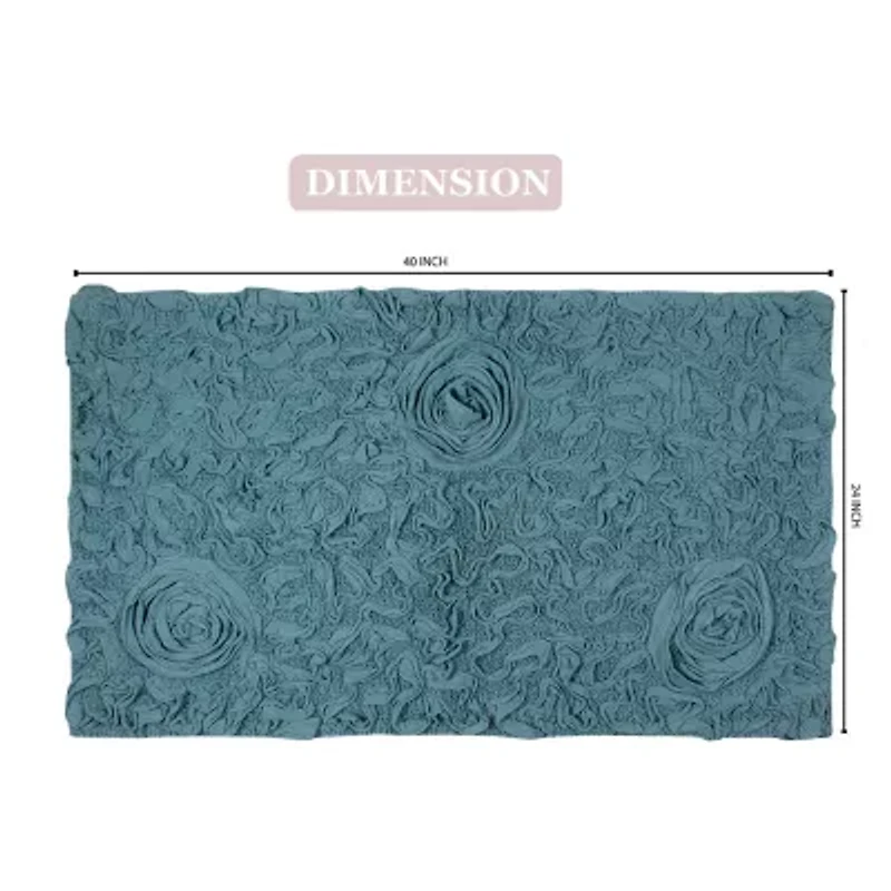 Home Weavers Inc Modesto Quick Dry 24X40 Inch Bath Rug