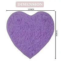 Home Weavers Inc Modesto Heart Bath Rug