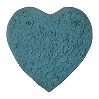 Home Weavers Inc Modesto Heart Bath Rug