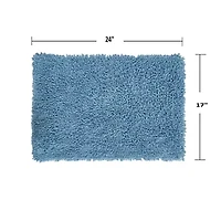 Home Weavers Inc Fantasia Quick Dry 17X24 Inch Bath Rug