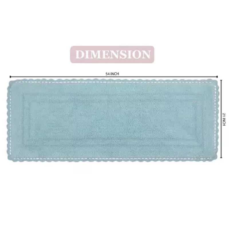 Home Weavers Inc Casual Elegance Reversible 21X54 Inch Bath Rug