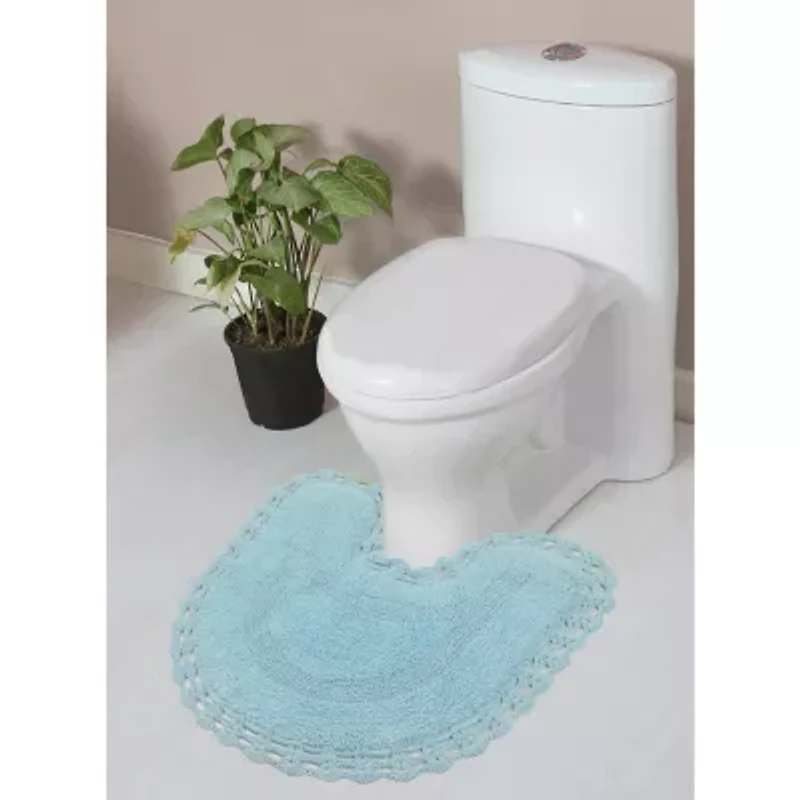 Home Weavers Inc Hampton Crochet Reversible 20X20 Inch Bath Rug